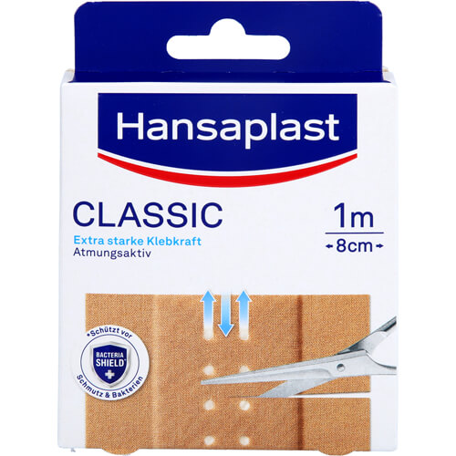 HANSAPLAST Classic Pflaster 8cm x1 m HANSAPLAST Classic Pflaster 8cm x1 m