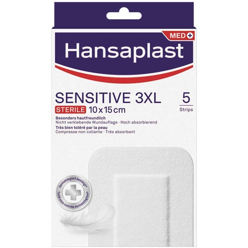 HANSAPLAST Sensitive Wundverband steril 10x15 cm HANSAPLAST Sensitive Wundverband steril 10x15 cm