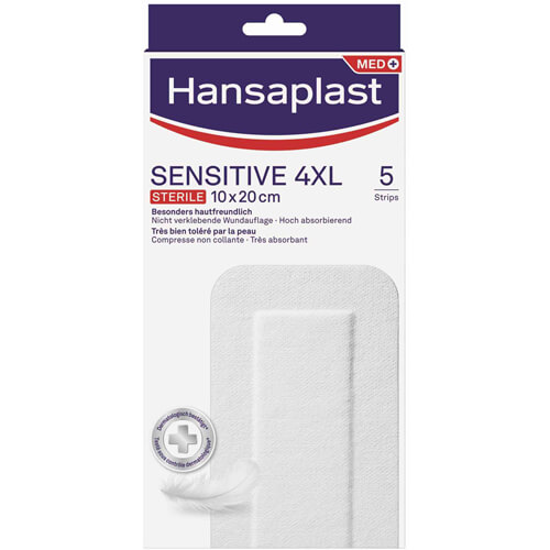 HANSAPLAST Sensitive Wundverband steril 10x20 cm HANSAPLAST Sensitive Wundverband steril 10x20 cm