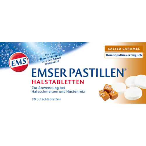 EMSER Pastillen Halstabletten salted Caramel EMSER Pastillen Halstabletten salted Caramel