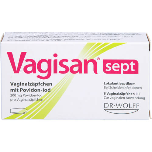 VAGISAN sept Vaginalzäpfchen mit Povidon-Iod VAGISAN sept Vaginalzäpfchen mit Povidon-Iod
