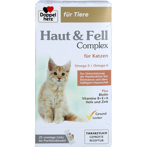 DOPPELHERZ für Tiere Haut&Fell Compl.Port.B.f.Kat. DOPPELHERZ für Tiere Haut&Fell Compl.Port.B.f.Kat.