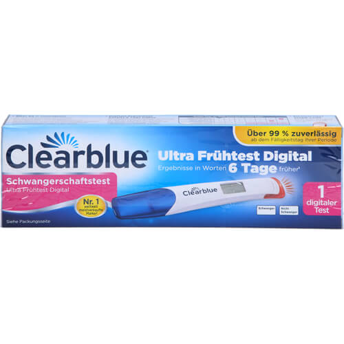CLEARBLUE Schwangerschaftst.Ultra Frühtest digital CLEARBLUE Schwangerschaftst.Ultra Frühtest digital