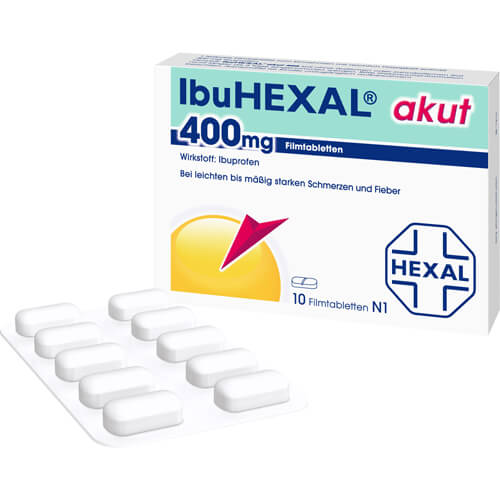 IBUHEXAL akut 400 Filmtabletten IBUHEXAL akut 400 Filmtabletten