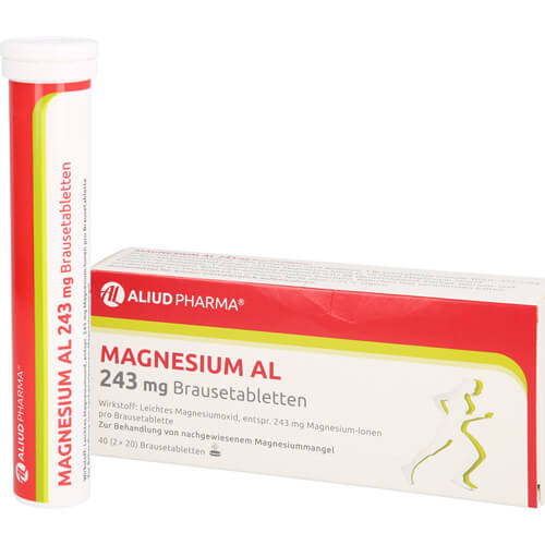 Magnesium AL 243 mg Brausetabletten bei Magnesiummangel und dadurch verursachten Wadenkrämpfe Magnesium AL 243 mg Brausetabletten bei Magnesiummangel und dadurch verursachten Wadenkrämpfe