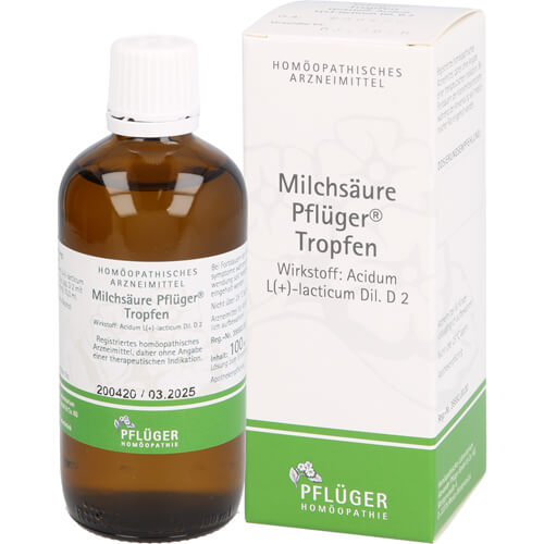 MILCHSÄURE Pflüger Tropfen MILCHSÄURE Pflüger Tropfen