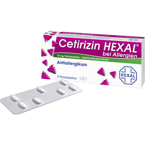 CETIRIZIN HEXAL Filmtabletten bei Allergien CETIRIZIN HEXAL Filmtabletten bei Allergien