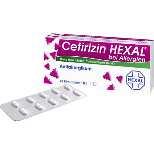 CETIRIZIN HEXAL Filmtabletten bei Allergien CETIRIZIN HEXAL Filmtabletten bei Allergien
