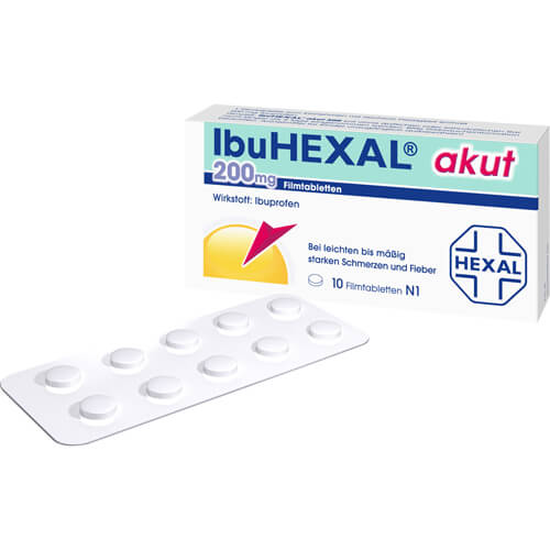 IBUHEXAL akut 200 Filmtabletten IBUHEXAL akut 200 Filmtabletten