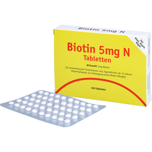 BIOTIN 5 mg N Tabletten BIOTIN 5 mg N Tabletten