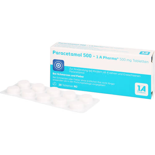PARACETAMOL 500-1A Pharma Tabletten PARACETAMOL 500-1A Pharma Tabletten