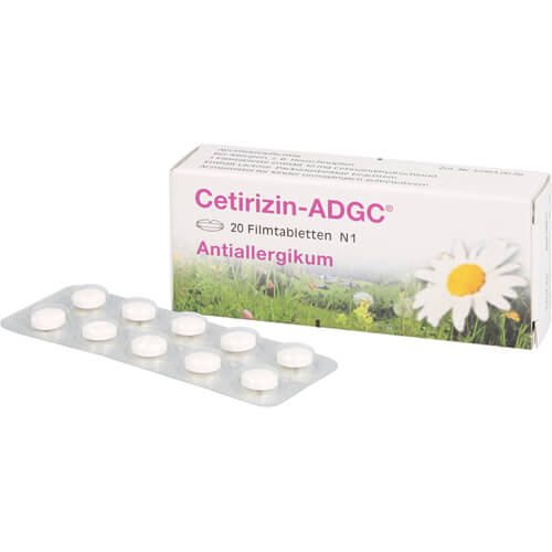 CETIRIZIN ADGC Filmtabletten CETIRIZIN ADGC Filmtabletten