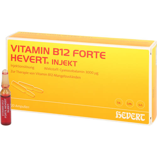 VITAMIN B12 FORTE Hevert injekt Inj.-Lsg.Amp. VITAMIN B12 FORTE Hevert injekt Inj.-Lsg.Amp.