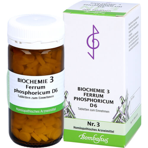 BIOCHEMIE 3 Ferrum phosphoricum D 6 Tabletten BIOCHEMIE 3 Ferrum phosphoricum D 6 Tabletten