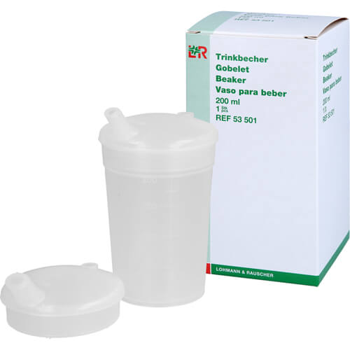 TRINKBECHER mit 2 Deckeln TRINKBECHER mit 2 Deckeln