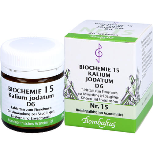 BIOCHEMIE 15 Kalium jodatum D 6 Tabletten BIOCHEMIE 15 Kalium jodatum D 6 Tabletten