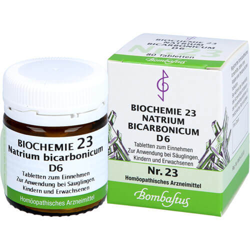 BIOCHEMIE 23 Natrium bicarbonicum D 6 Tabletten BIOCHEMIE 23 Natrium bicarbonicum D 6 Tabletten