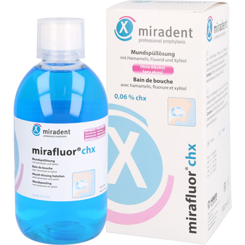 MIRADENT Mundspüllösung mirafluor CHX 0,06% MIRADENT Mundspüllösung mirafluor CHX 0,06%