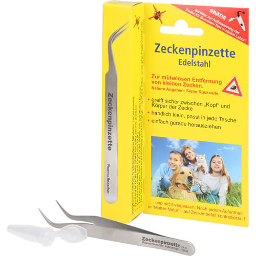 ZECKENPINZETTE Chirurgenstahl ZECKENPINZETTE Chirurgenstahl