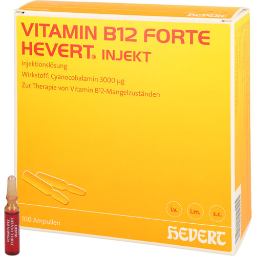 VITAMIN B12 FORTE Hevert injekt Inj.-Lsg.Amp. VITAMIN B12 FORTE Hevert injekt Inj.-Lsg.Amp.