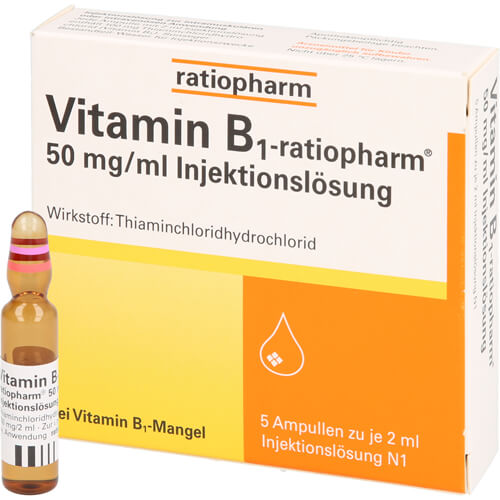 VITAMIN B1-RATIOPHARM 50 mg/ml Inj.Lsg.Ampullen VITAMIN B1-RATIOPHARM 50 mg/ml Inj.Lsg.Ampullen