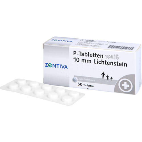 P TABLETTEN weiß 10 mm P TABLETTEN weiß 10 mm
