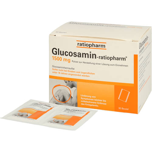 GLUCOSAMIN-RATIOPHARM 1500 mg Plv.z.H.e.L.z.Einn. GLUCOSAMIN-RATIOPHARM 1500 mg Plv.z.H.e.L.z.Einn.