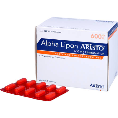ALPHA LIPON Aristo 600 mg Filmtabletten ALPHA LIPON Aristo 600 mg Filmtabletten