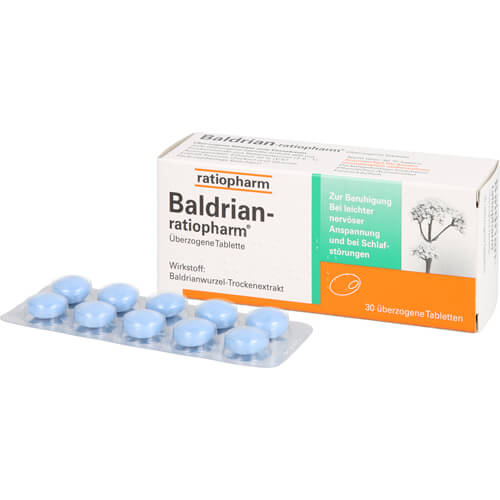 BALDRIAN-RATIOPHARM überzogene Tabletten BALDRIAN-RATIOPHARM überzogene Tabletten
