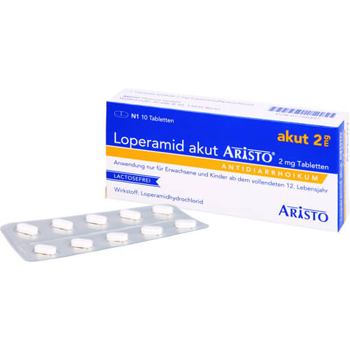 LOPERAMID akut Aristo 2 mg Tabletten LOPERAMID akut Aristo 2 mg Tabletten