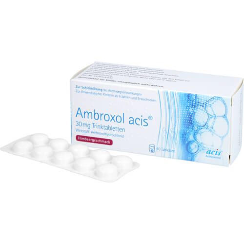 AMBROXOL acis 30 mg Trinktabletten AMBROXOL acis 30 mg Trinktabletten