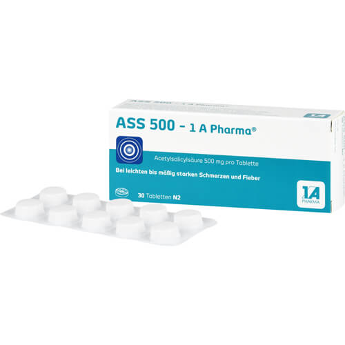 ASS 500-1A Pharma Tabletten ASS 500-1A Pharma Tabletten