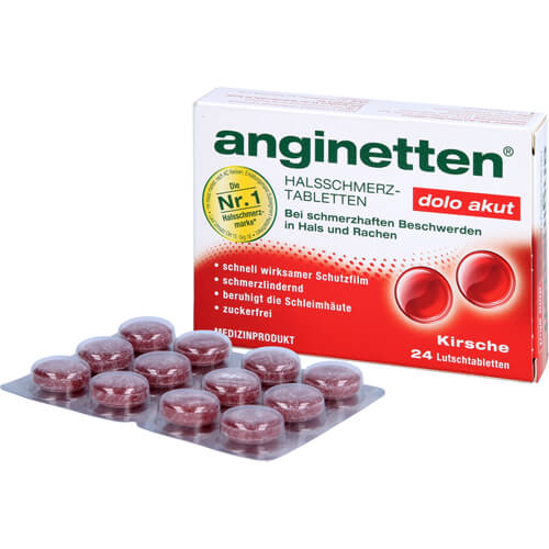 ANGINETTEN dolo akut Halstabletten ANGINETTEN dolo akut Halstabletten