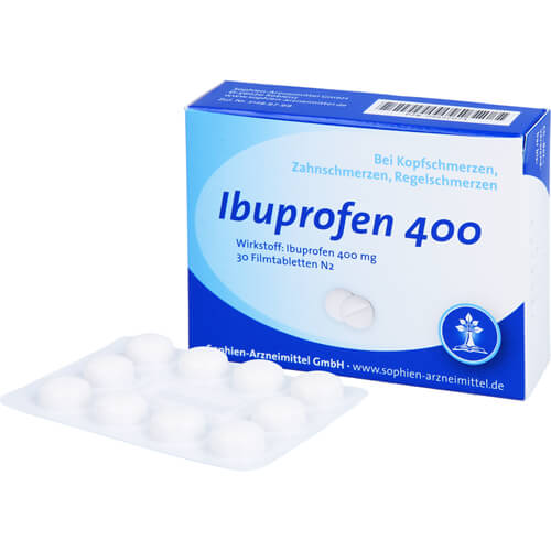IBUPROFEN Sophien 400 Filmtabletten IBUPROFEN Sophien 400 Filmtabletten