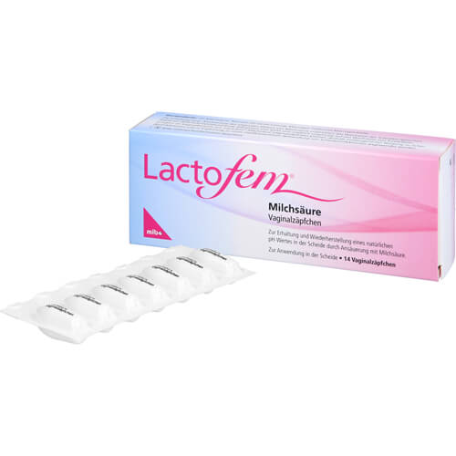 LACTOFEM Milchsäure Vaginalzäpfchen LACTOFEM Milchsäure Vaginalzäpfchen