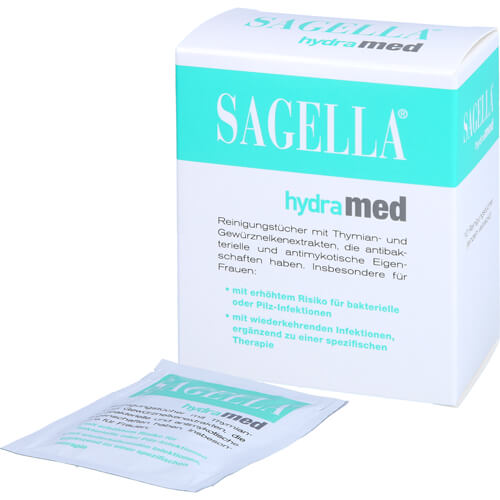 SAGELLA hydramed Intimwaschlotion Tücher SAGELLA hydramed Intimwaschlotion Tücher