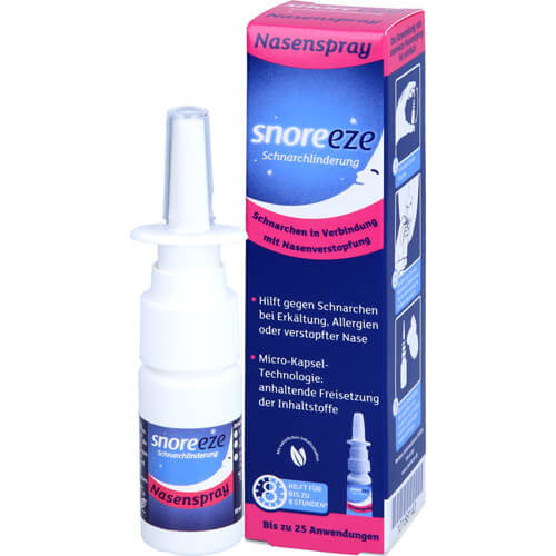 SNOREEZE Schnarchlinderung Nasenspray SNOREEZE Schnarchlinderung Nasenspray