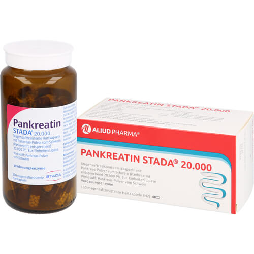 Pankreatin Stada 20.000 bei exokriner Pankreainsuffizienz Pankreatin Stada 20.000 bei exokriner Pankreainsuffizienz