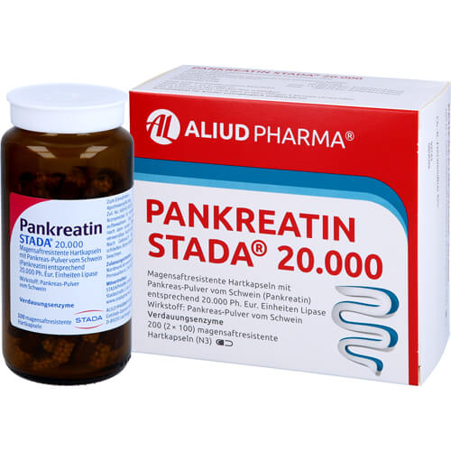 Pankreatin Stada 20.000 bei exokriner Pankreainsuffizienz Pankreatin Stada 20.000 bei exokriner Pankreainsuffizienz