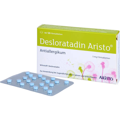 DESLORATADIN Aristo 5 mg Filmtabletten DESLORATADIN Aristo 5 mg Filmtabletten