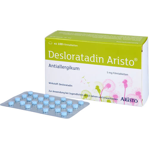 DESLORATADIN Aristo 5 mg Filmtabletten DESLORATADIN Aristo 5 mg Filmtabletten