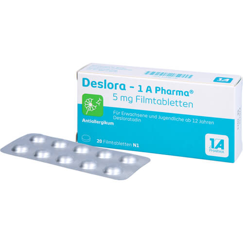 DESLORA-1A Pharma 5 mg Filmtabletten DESLORA-1A Pharma 5 mg Filmtabletten