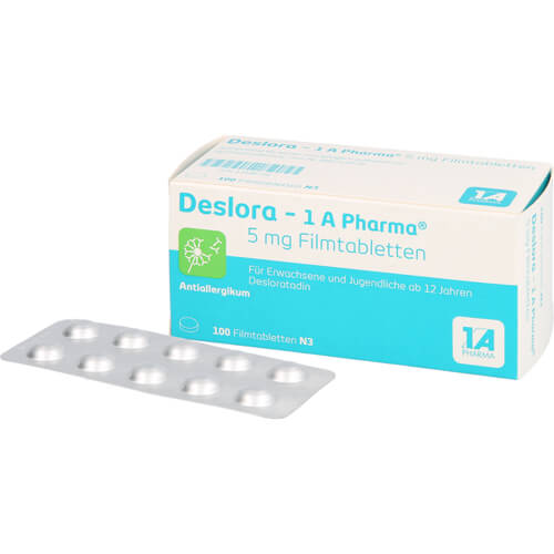 DESLORA-1A Pharma 5 mg Filmtabletten DESLORA-1A Pharma 5 mg Filmtabletten