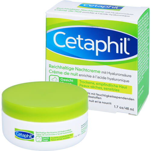 CETAPHIL reichhaltige Nachtcreme mit Hyaluronsäure CETAPHIL reichhaltige Nachtcreme mit Hyaluronsäure
