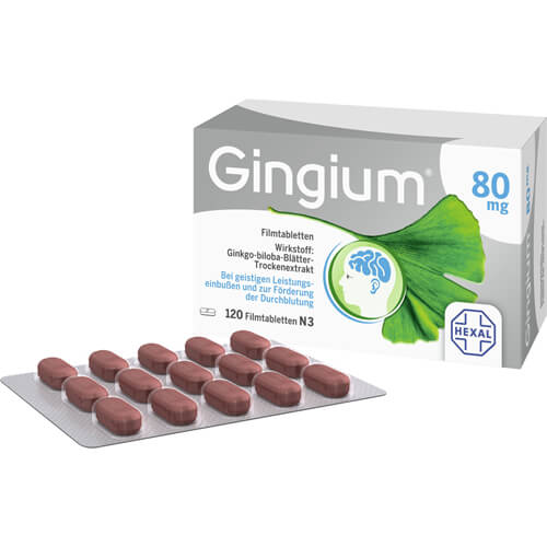 GINGIUM 80 mg Filmtabletten GINGIUM 80 mg Filmtabletten