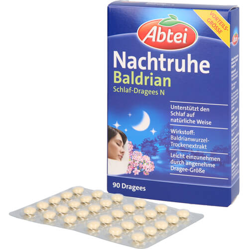 ABTEI Nachtruhe Baldrian Schlaf-Dragees N ABTEI Nachtruhe Baldrian Schlaf-Dragees N
