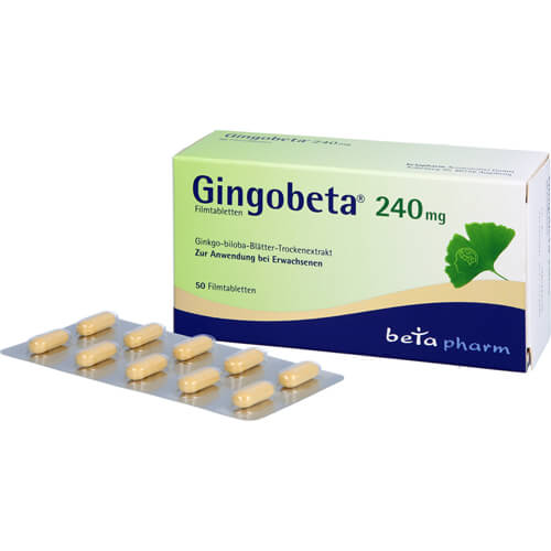 GINGOBETA 240 mg Filmtabletten GINGOBETA 240 mg Filmtabletten