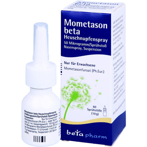 MOMETASON beta Heuschnupfenspray 50μg/Sp.60 Sp.St MOMETASON beta Heuschnupfenspray 50μg/Sp.60 Sp.St