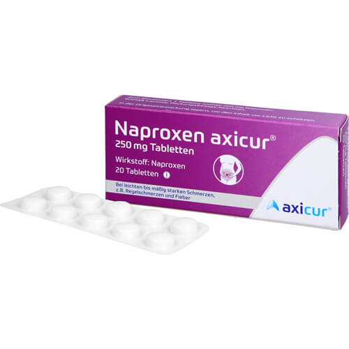 NAPROXEN axicur 250 mg Tabletten NAPROXEN axicur 250 mg Tabletten