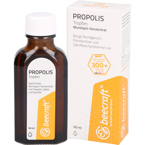 BEECRAFT Propolis Tropfen Mundspül-Konzentrat BEECRAFT Propolis Tropfen Mundspül-Konzentrat